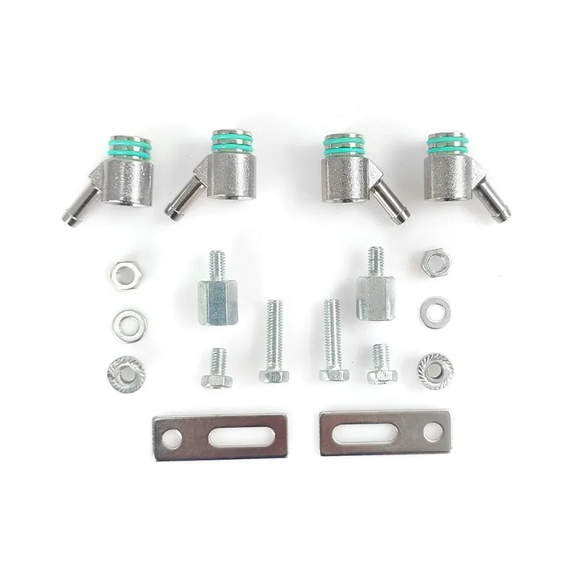 Automobile Oil To Gas Cylinder Block Non-punching Four-piece Nozzle Gas Injection Cars Adapter Automobiles Engines Accessories
