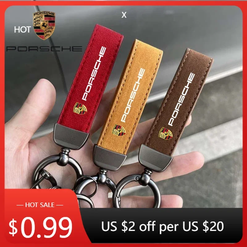 

Наклейка на автомобиль для Porsche Cayman, Cayenne, 911, Macan, высококачественный брелок для ключей, декоративное кольцо-подвеска для Porsche Cayenne, Panamera