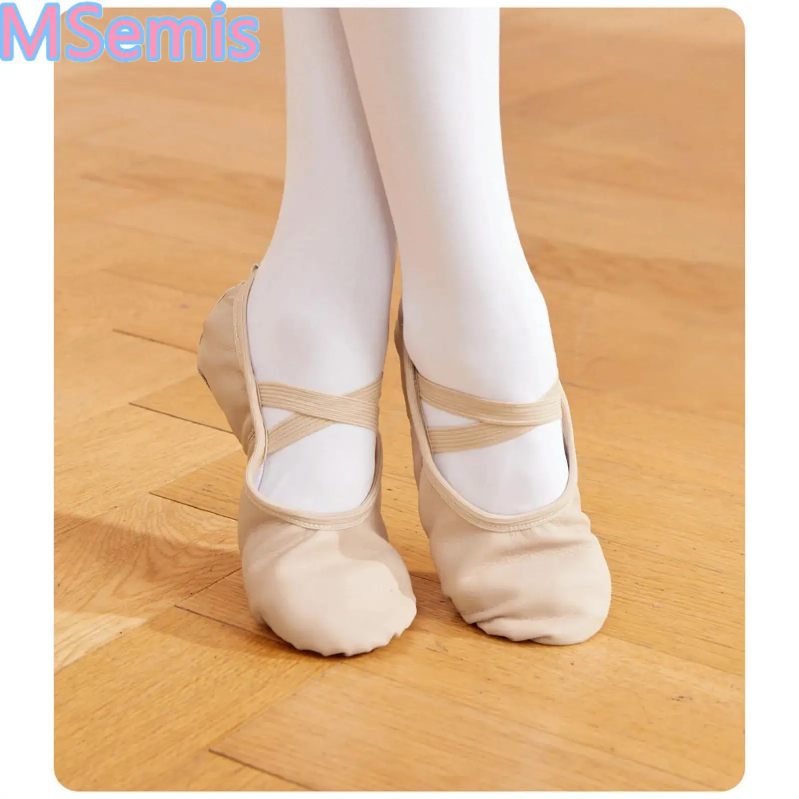 Ballet Shoes for Girls Toddlers Kids Leather Yoga Shoes Ballet Slippers for Dancing Practice Shoes for Dance Practice