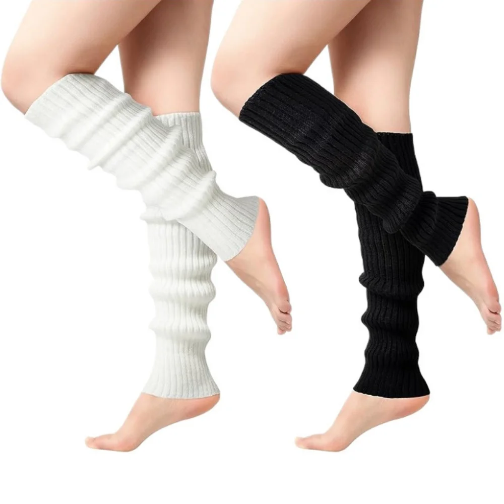 Beheizte Retro-Mode-Strick-Beinwärmer für Damen – Party, Tanz, Sport, Yoga, Laufen, Wandern, Aufwärm-Strick-Leggings