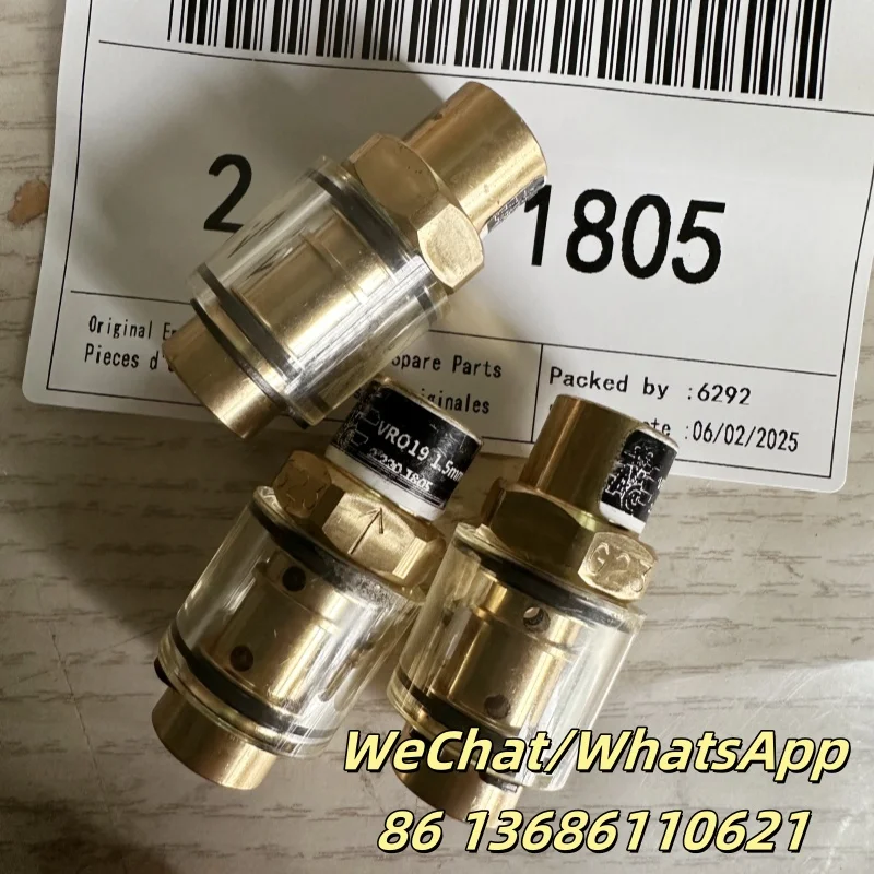 

1 шт., новинка для 2605332930, винтовой воздушный компрессор, обратный клапан 1,5 мм, прозрачный 2,2 20,1805 PS-FC15-501 # 04