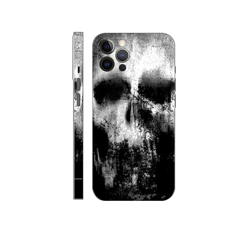 Colorful Paintings Rear Sticker For iPhone 15 14 13 12 11 Pro Max Soft Protector  Side Wrap Skin Sticker Back Film