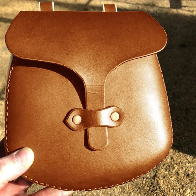 Vintage Medieval Pouch Bag Outdoors Belt Leather Saddle Wallet Steampunk New Pirate Costume Antique Gear Cosplay Accessory