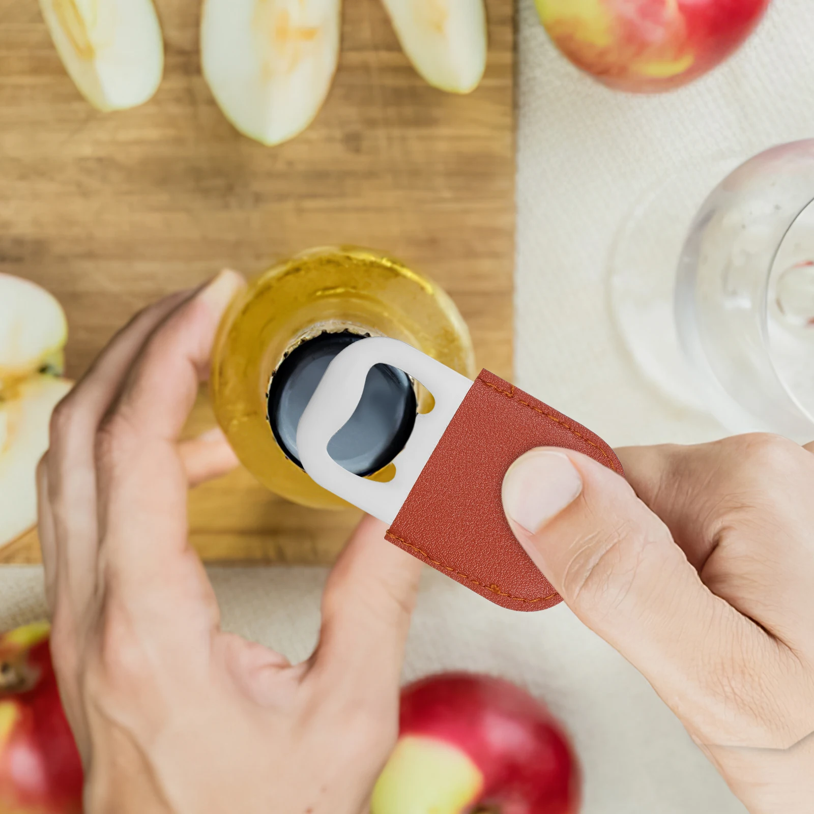 

12Pcs Stainless Steel Key Chain Bottle Openers Portable Flat Bottle Cap Remover Beer Opener Manual Can Beer Opener