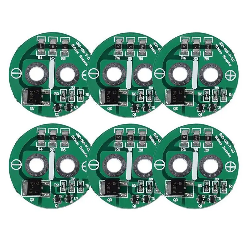 6Pcs Super Capacitor Balance Board 2.5V Super Capacitor Protection Board Voltage Limiting Circuit Board-DT30