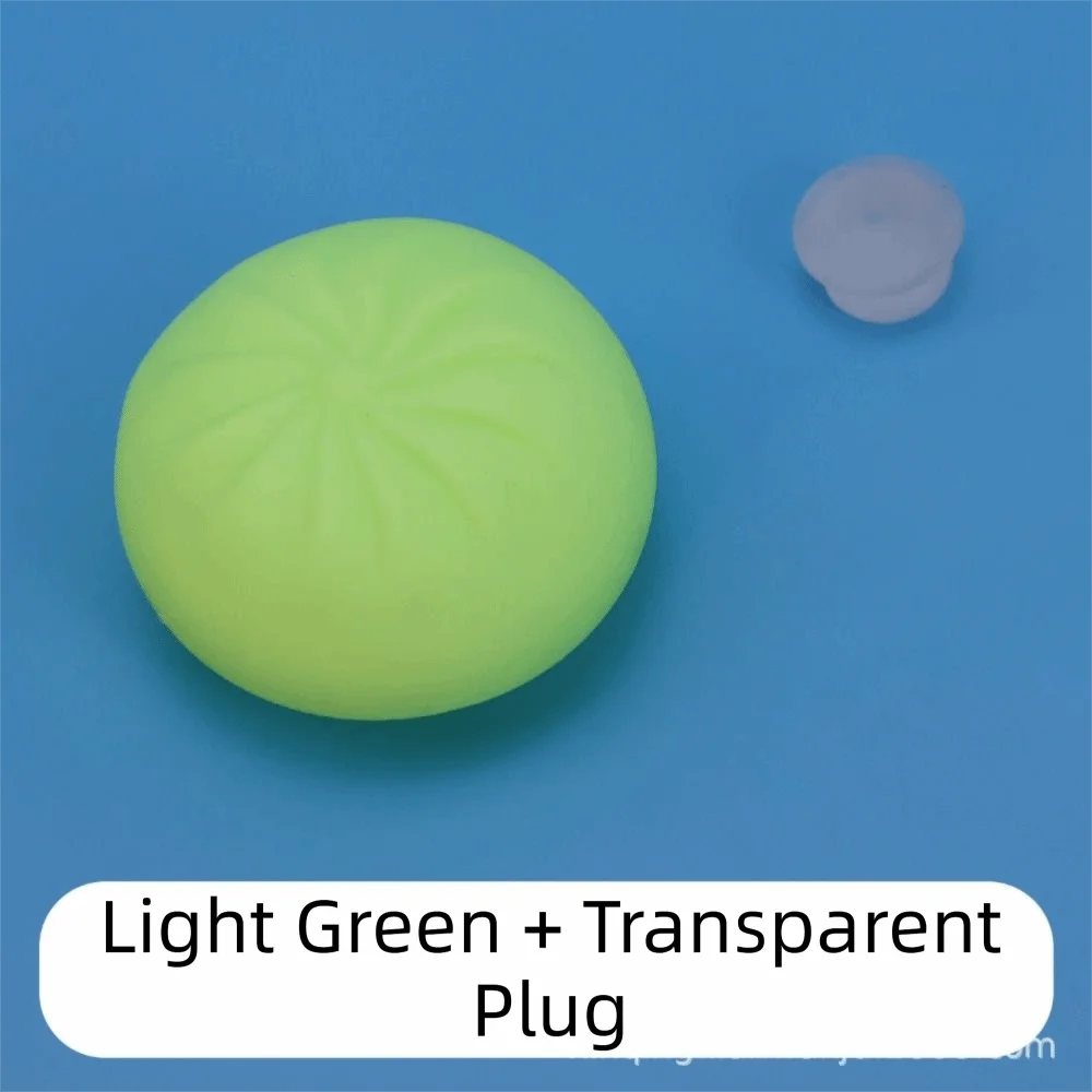 Reusable Foam Bead Fill DIY Empty Ball Skin Soft TPR With Plug Dumpling Squishy Flexible Fidget Handmade Ball Skin Kids Toy