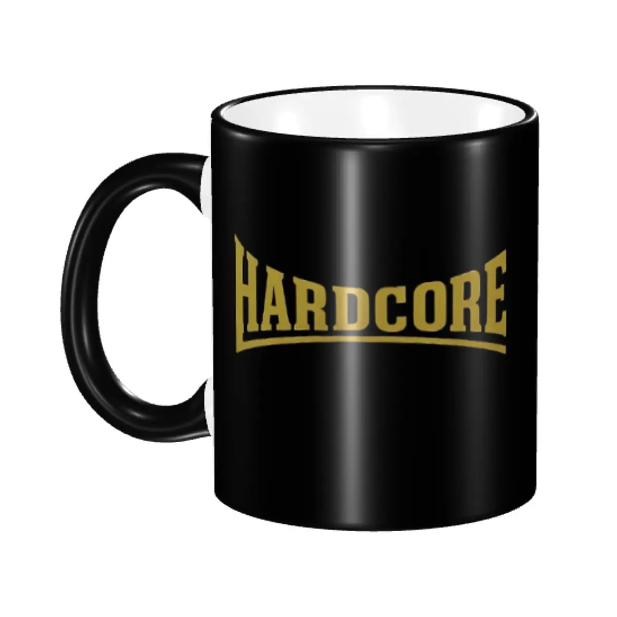 

Custom H-Hardcores Punk Coffee Mugs DIY Metal Music Pattern Ceramic Milk Tea Cup