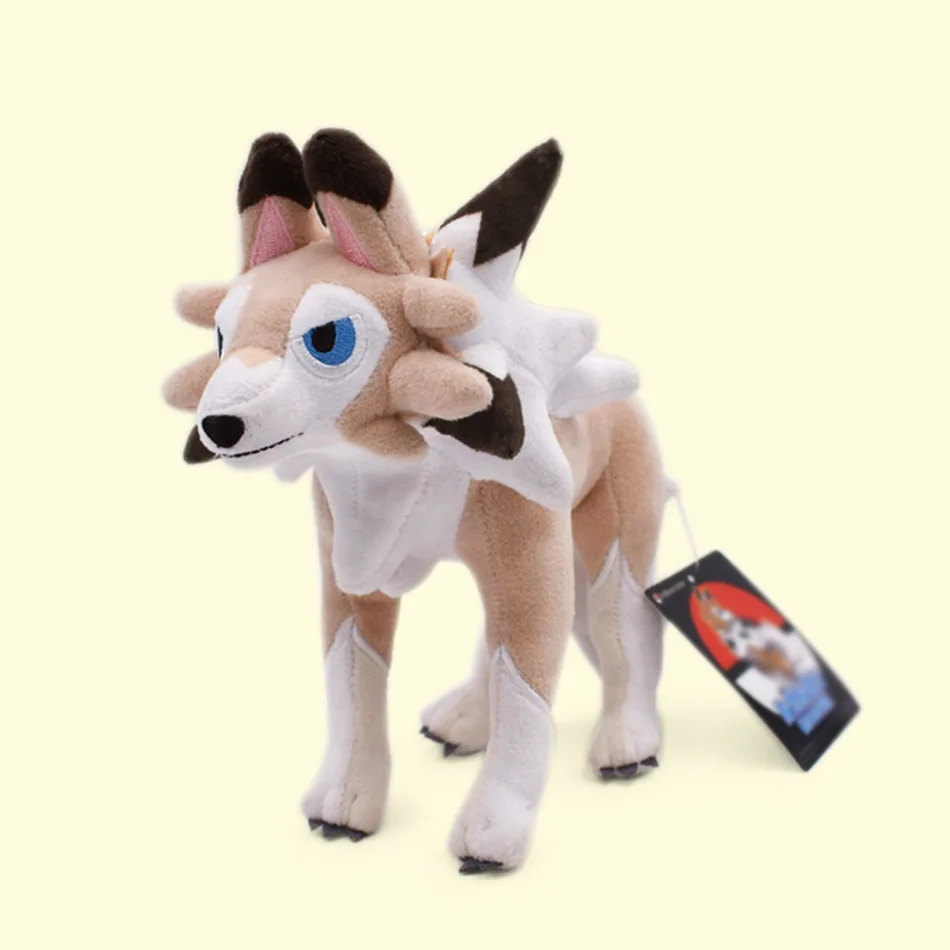 Pokemon Toy Lycanroc Daylight Dusk Night Forms Standing Sitting Position Doll For Children Gift