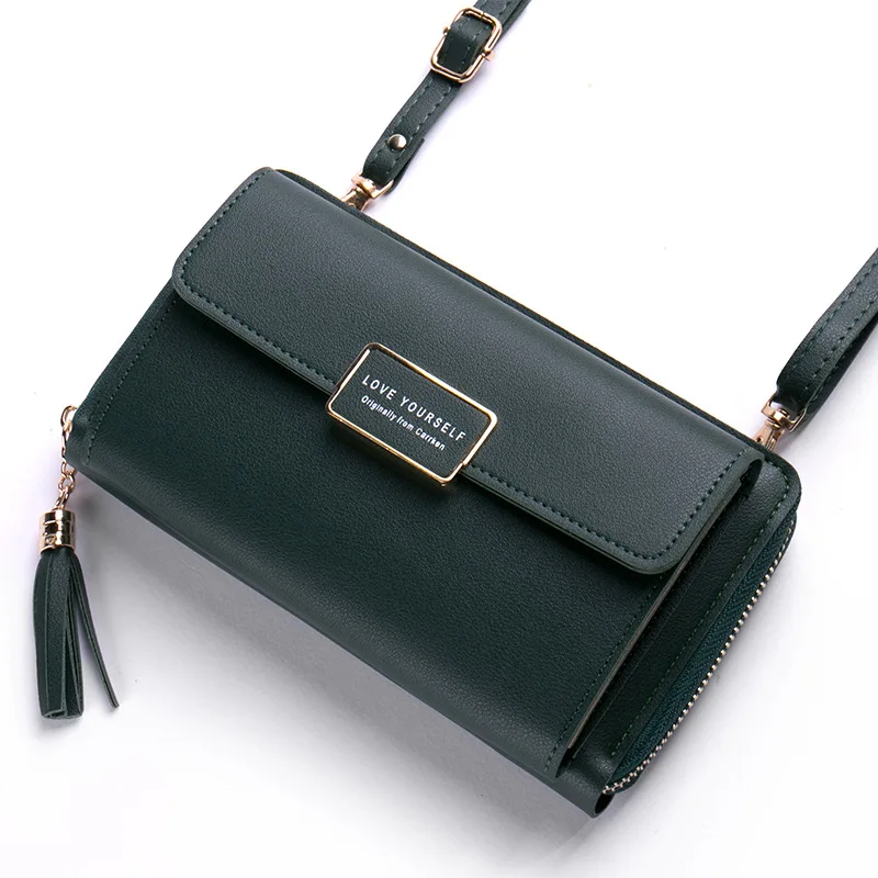 

Ladies Mobile Wallet Large Capacity Messenger Bags Fashion Multi-function Design Simple Sense Of Trend Shoulder Bags Zipper Tote