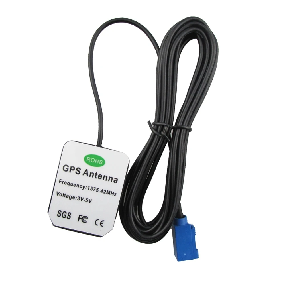 GPS Antenna Car Antenna Frequency 1575.42 MHz, Cable Length 3 meters RG174 Cable FAKRA-C connector