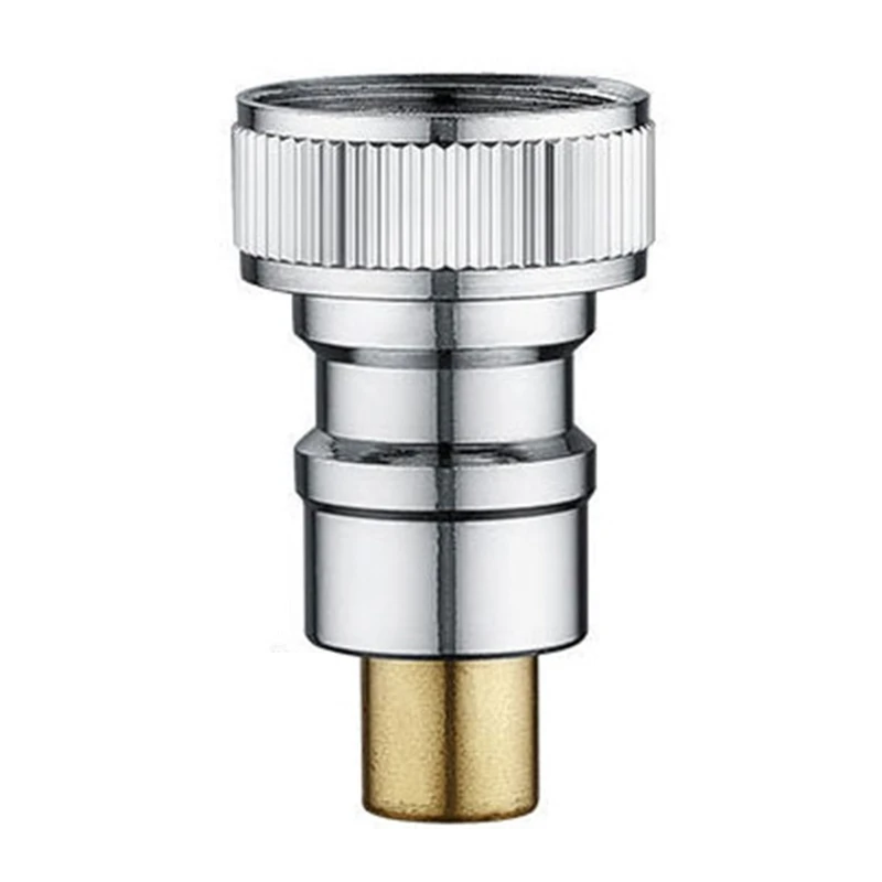 Y1UD All-copper Automatic Washing Machine Faucet Connector Stainless Steel Transfer Water Nozzle Universal 1/2 Interface