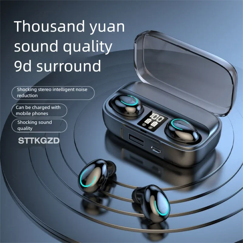 

Беспроводные Bluetooth-наушники TWS-гарнитуры с микрофоном Стерео Спортивные наушники-вкладыши Сенсорное управление Длительный режим ожидания HD-наушники для звонков Игра