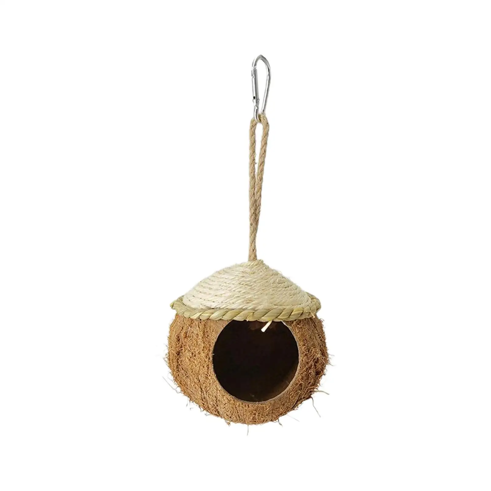 Bird Nest Hut Decor Ornament Hummingbird Houses Hanging Birdhouse Cage Hut Cage for Courtyard Bird Cages Trees Lawn Patio Garden