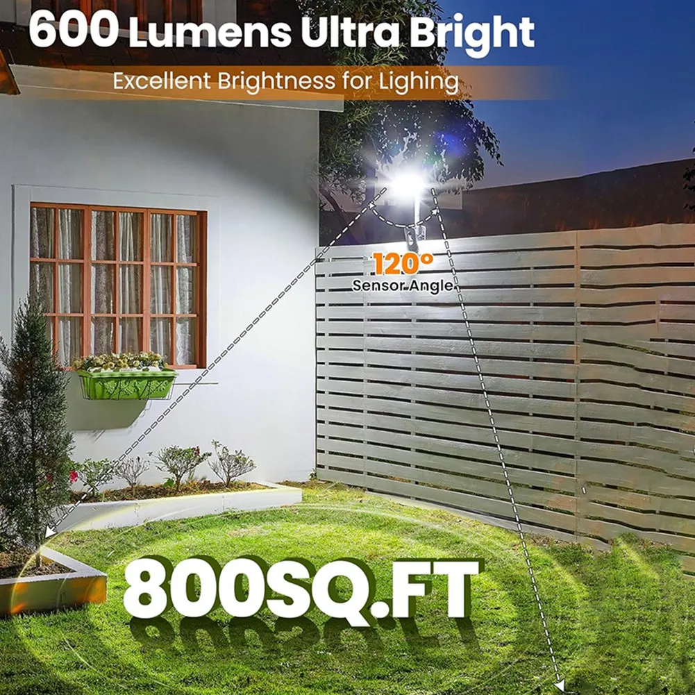 75STO-Wall Mounted Clip On Solar Street Light Motion Sensor 92 LEDS Waterproof Security Light For Chain Link Fence, Gutter