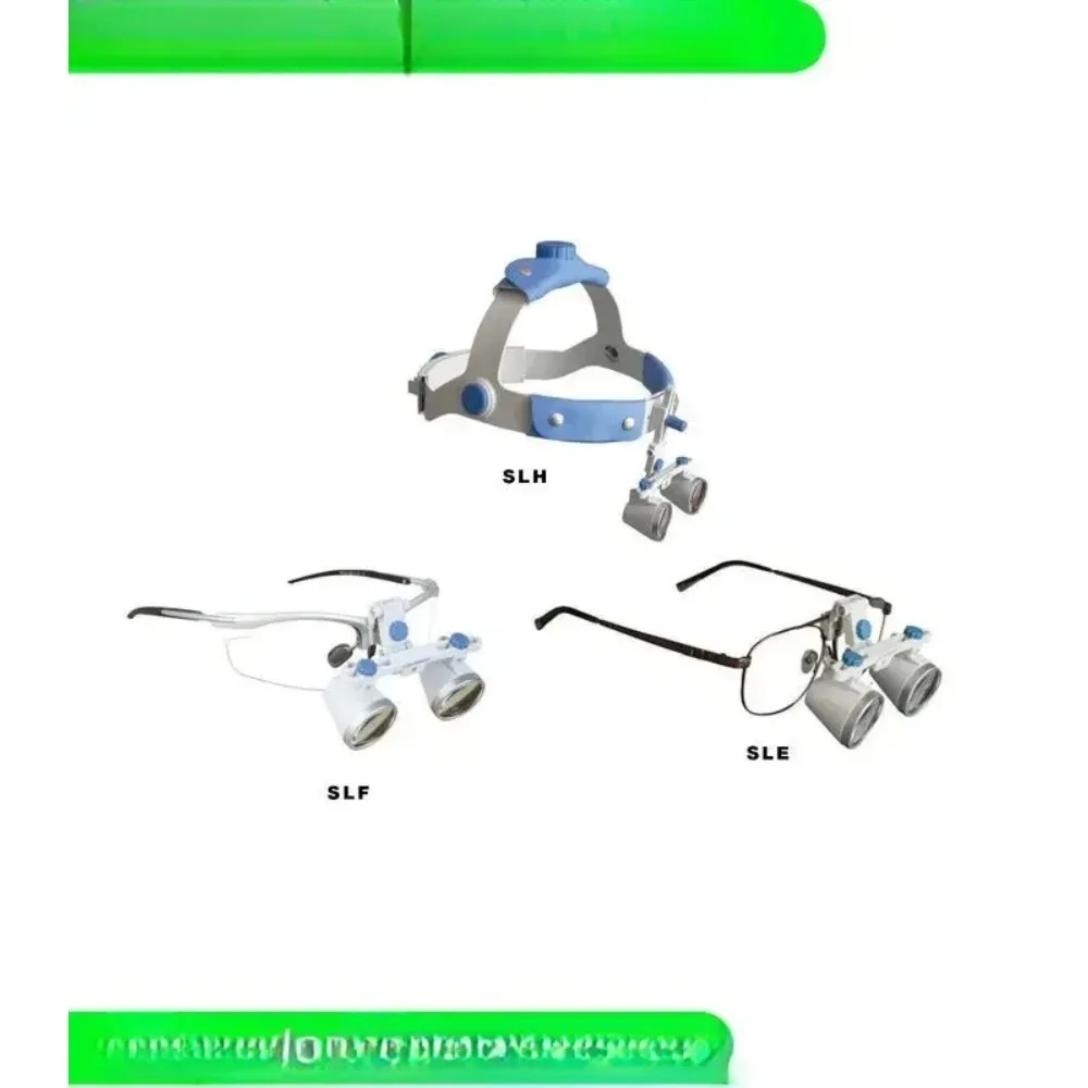 Ophthalmic headlight binocular magnifying glass SLE