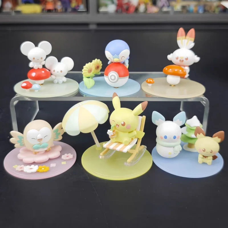 Original PKM Pokepeace Dream Adventure Pendant Serise Trendy Blind Box Toys Figure Model Decoration Collection Surprise Toys view 2
