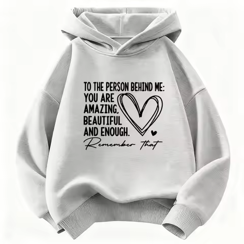 Lovely Heart Design Funny Hoodie Kids Fashion Children's Sweatshirt Hoody Casual Hoodies Girls Clothes