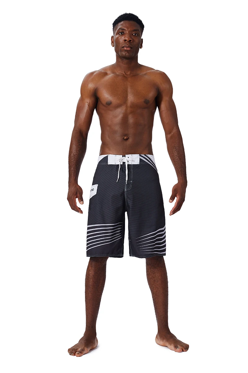 New Summer Men\'S Board Casual Drawstring Pockets Shorts Beach Brand Short Surfing Bermudas Male Boardshorts Quick Dry For Sports