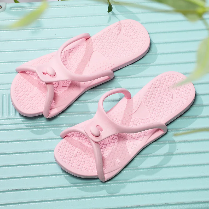 Women Foldable Slippers Men Business Trip Travel Portable Slides Flip-Flops Lightweight Indoor Home Sandals Beach Outdoor Shoes