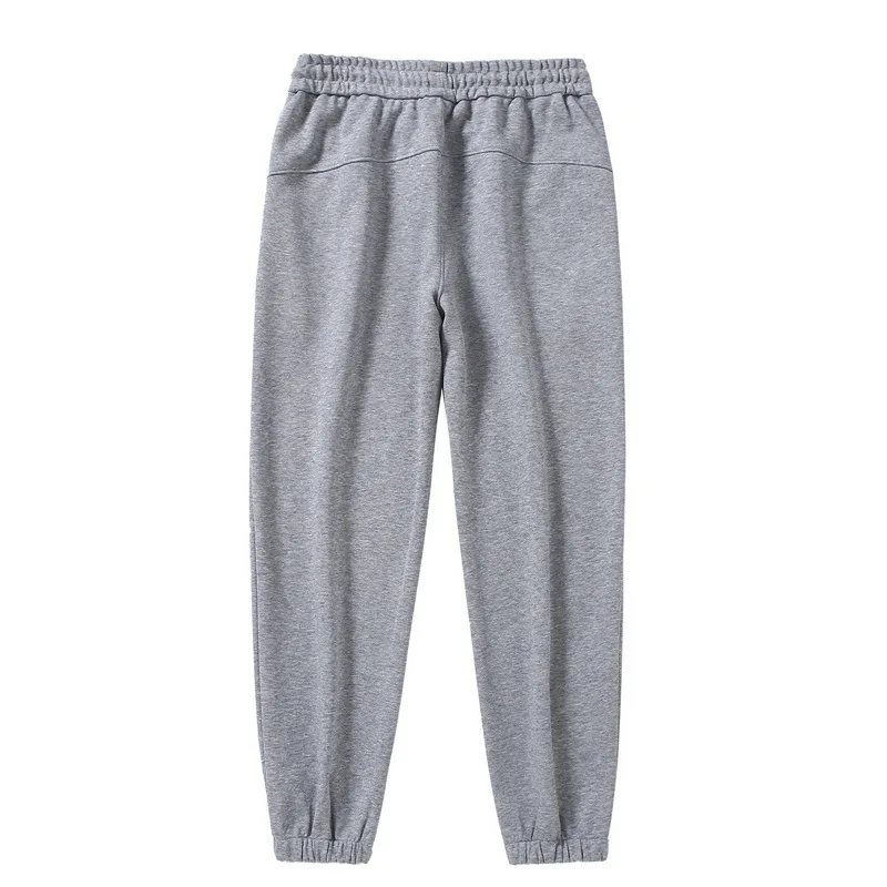 Men's Casual Sweatpants Cotton Sports Pants Unisex Fashion Solid Loose Trousers Streetwear Autumn Winter Jogging Fitness Pants