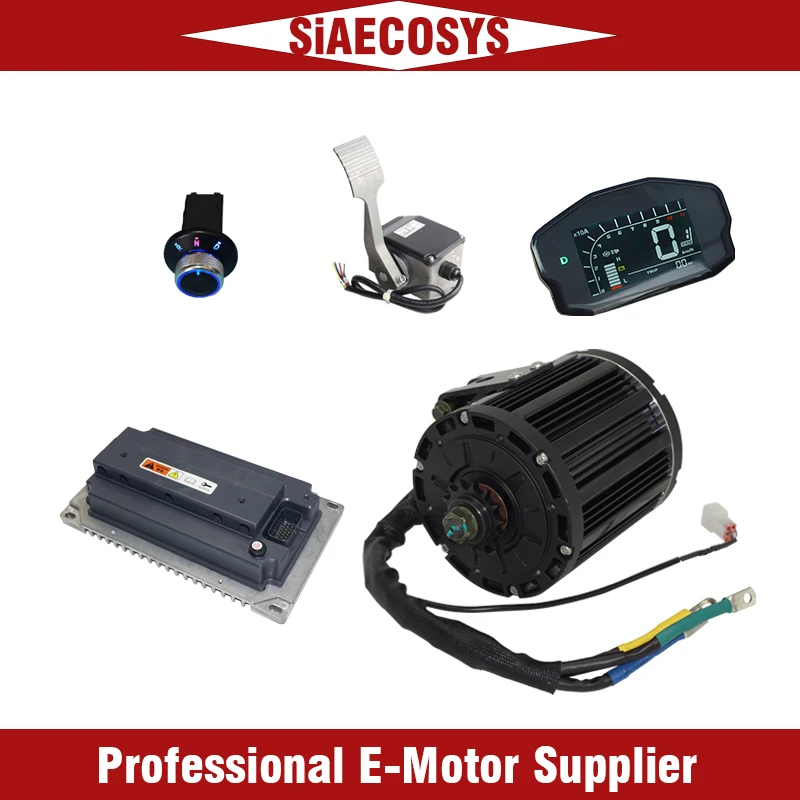 QS Motor QS 138 90H 4KW 72V 120KM Mid Drive Motor and Controller Kits for Electric ATV Go Kart