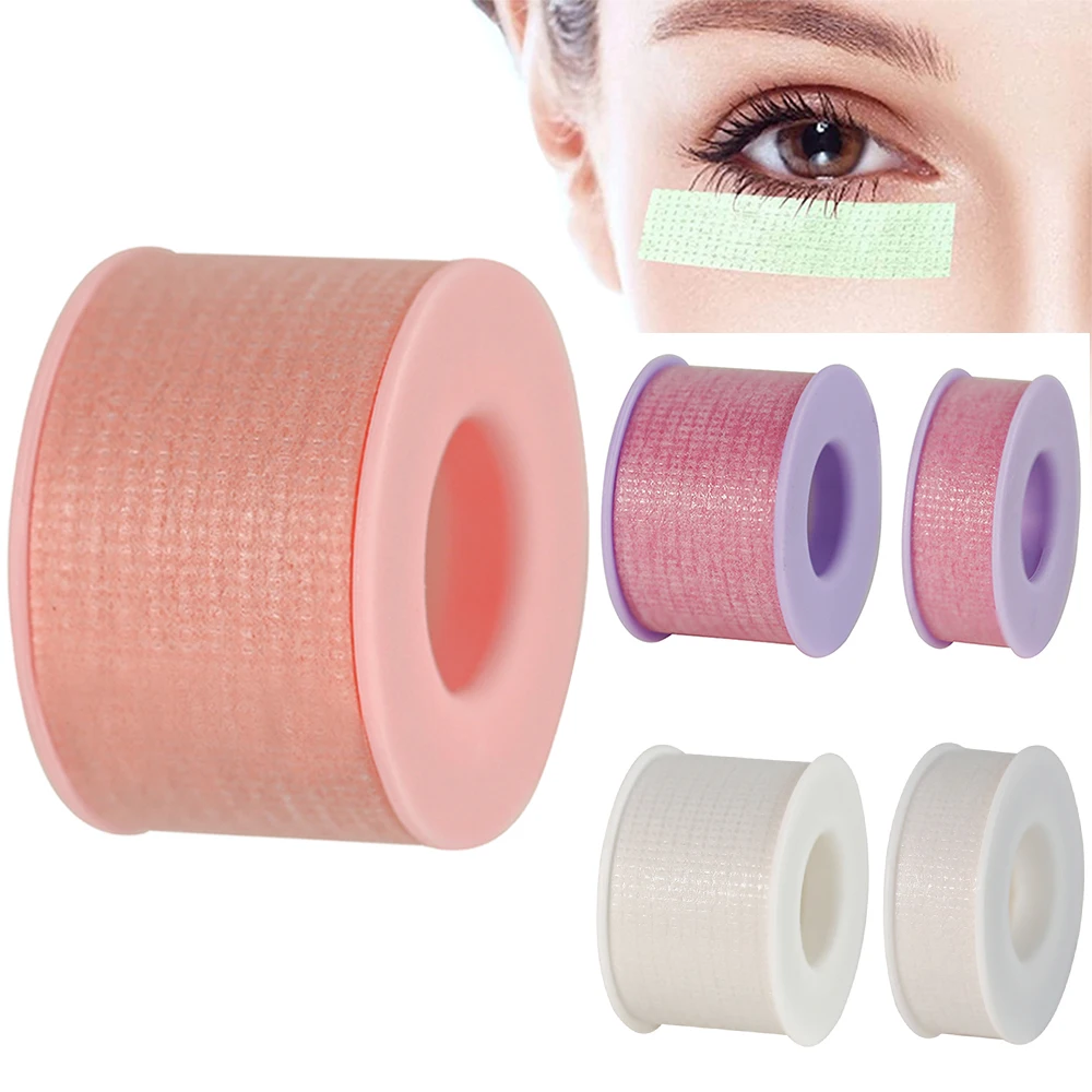 

1/5pcs Micropore Lash Tape Breathable Medical Paper Tapes Eyelash Extension Patch PE Non-woven Cloth Adhesive Lashes Makeup Tool