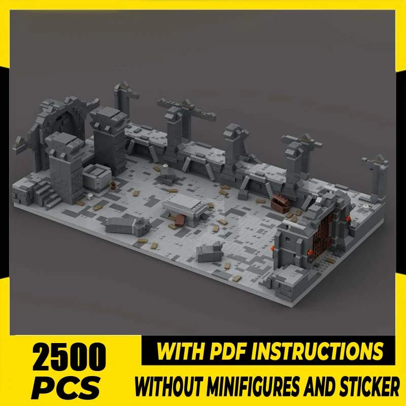 

Magic Rings Model Moc Building Blocks Cemetery Model Technology Brick DIY Assembly Construction Famous Scene Holiday Set Toys