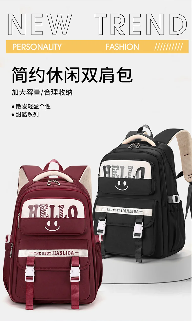 

Back to School Adjustable Kids School Backpack for Boys Girls Lightweight Ergonomic Growth Design Waterproof Elementary Bookbag