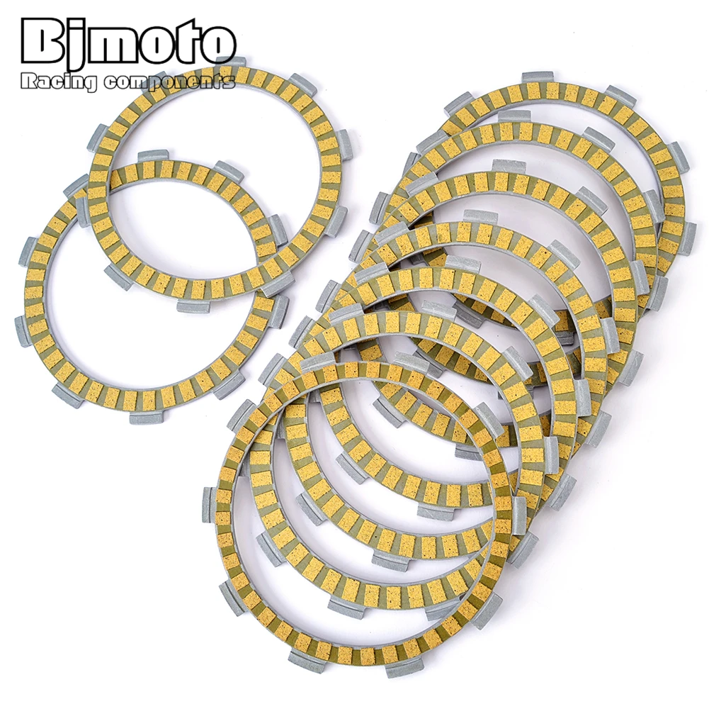 Clutch Friction Plates Disc Kit For Yamaha FZ400 4YR 1997 21V-16321-00 3XP-16321-00 1HX-16331-00 131-16324-00