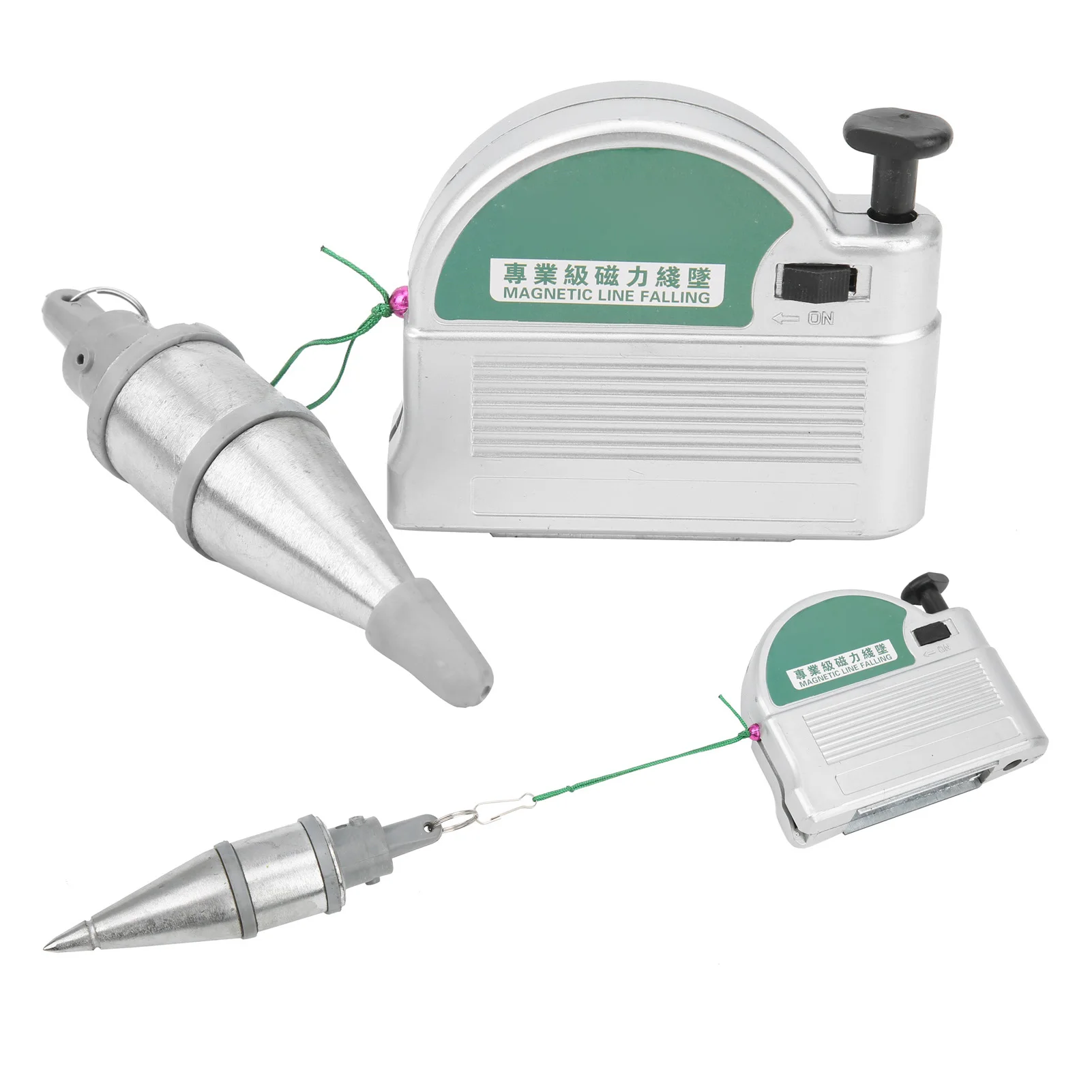Hammer Line Magnetic Wire Drop Magnetic Wire Hammer Line Drop Silver Alloy Steel Vertical Measurement Tool 6 Meters Wire Pendant