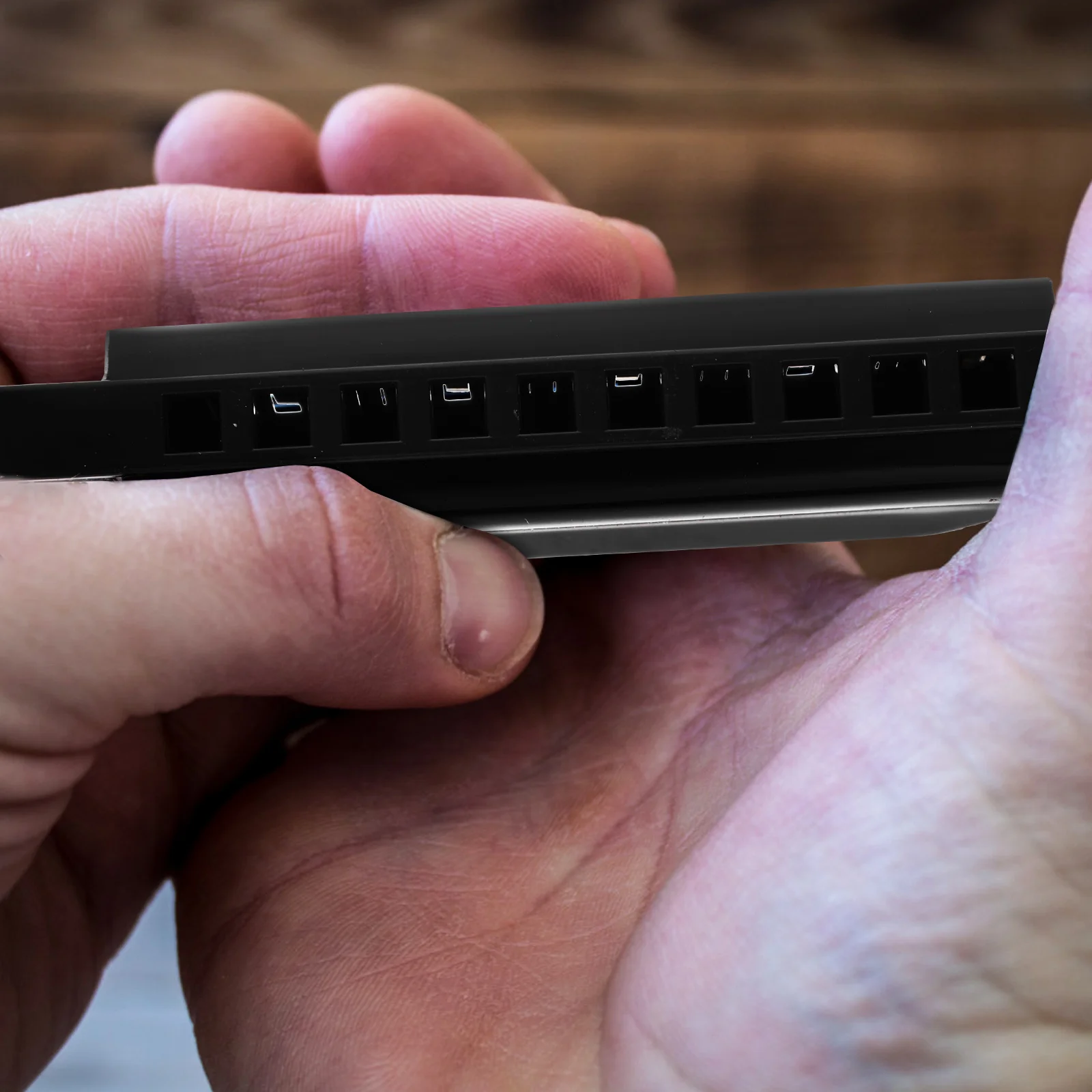 

Harmonica 10 Holes 20 Tones C Key Black Beginner Mouth Organ Portable Musical Instrument Kids Adults Travel Party School Office