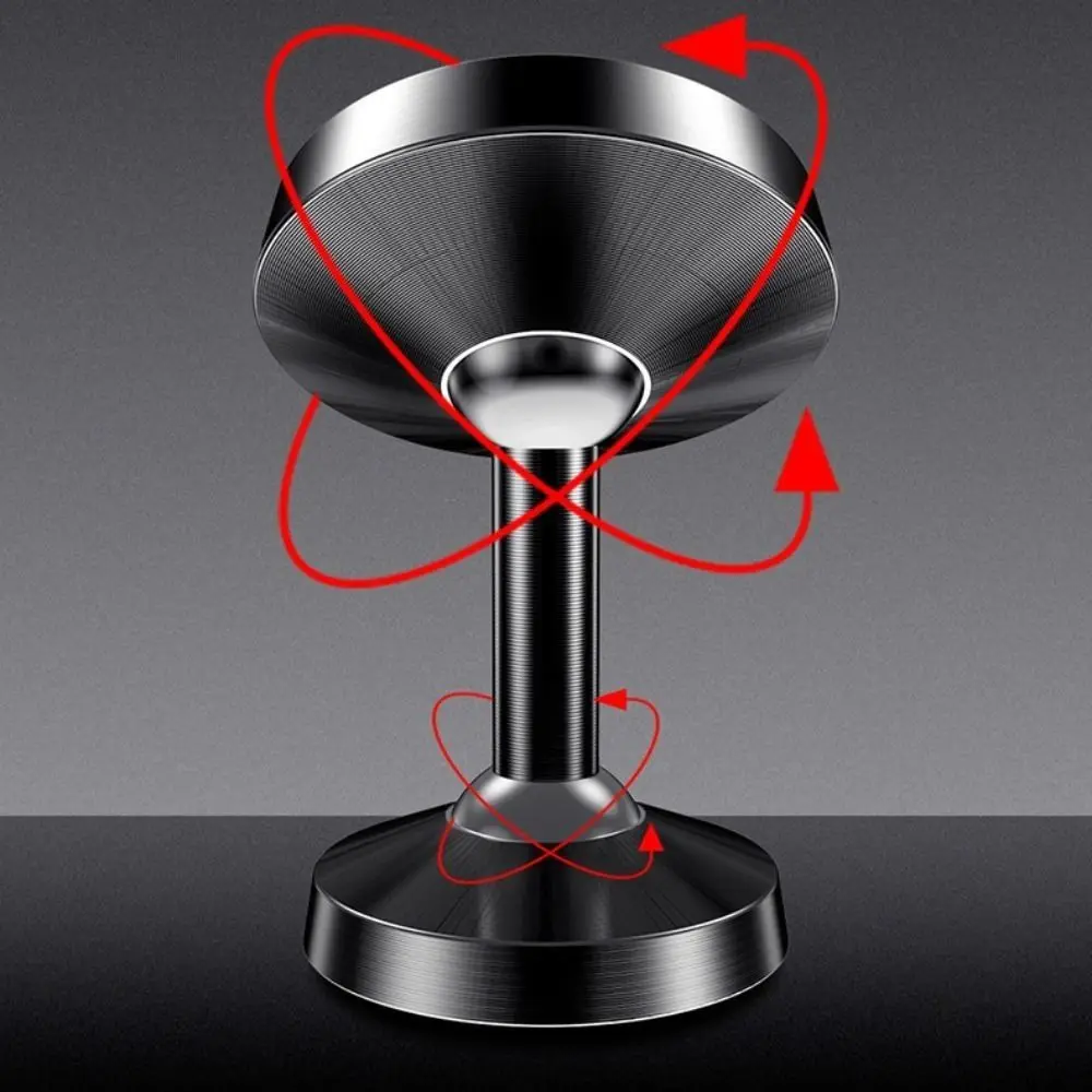 Universal Stand Cell Phone Mount 360 Rotatable Magnetic Car Phone Holder Metal