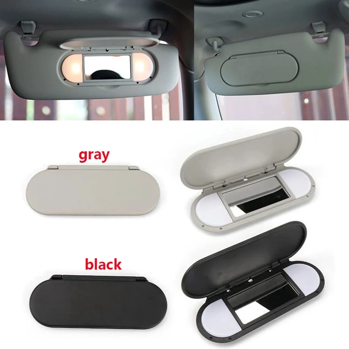 

Ingenious-Car Roof Sunvisor Sun Visor Makeup Mirror Glass Cover Light Lamp Cap Lid For-BMW Mini F54 F55 F56 F60 2015-2020