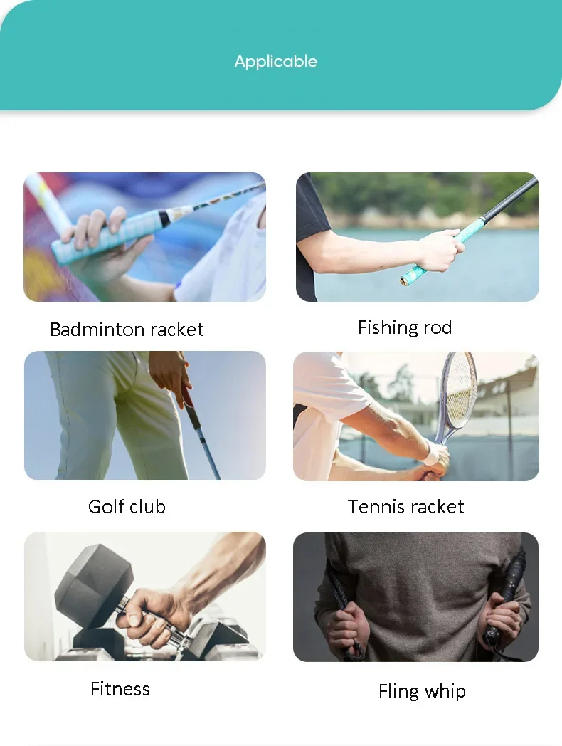 TAAN Tennis Badminton Pickleball Klebriger Schläger Overgrip Handkleber Schweißband Angelrutenwickelgürtel Rutschfest 60 Stück – Detail 11