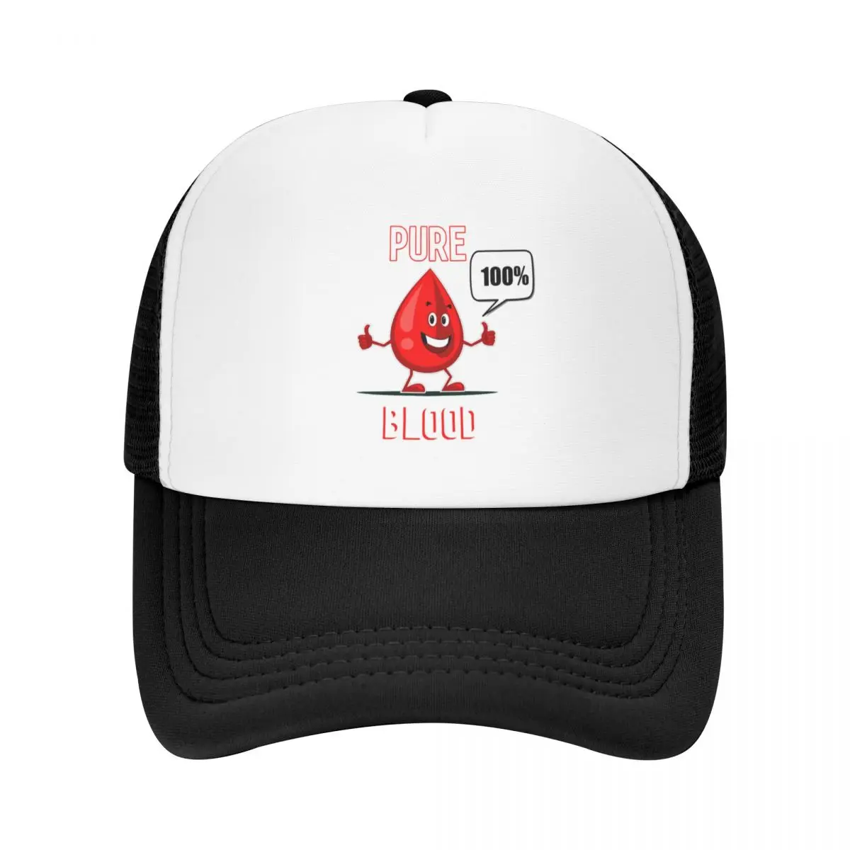 100% Pure Crimson Blood Drop Baseball Cap Streetwear Military Tactical Cap Golf Cap Male Women's