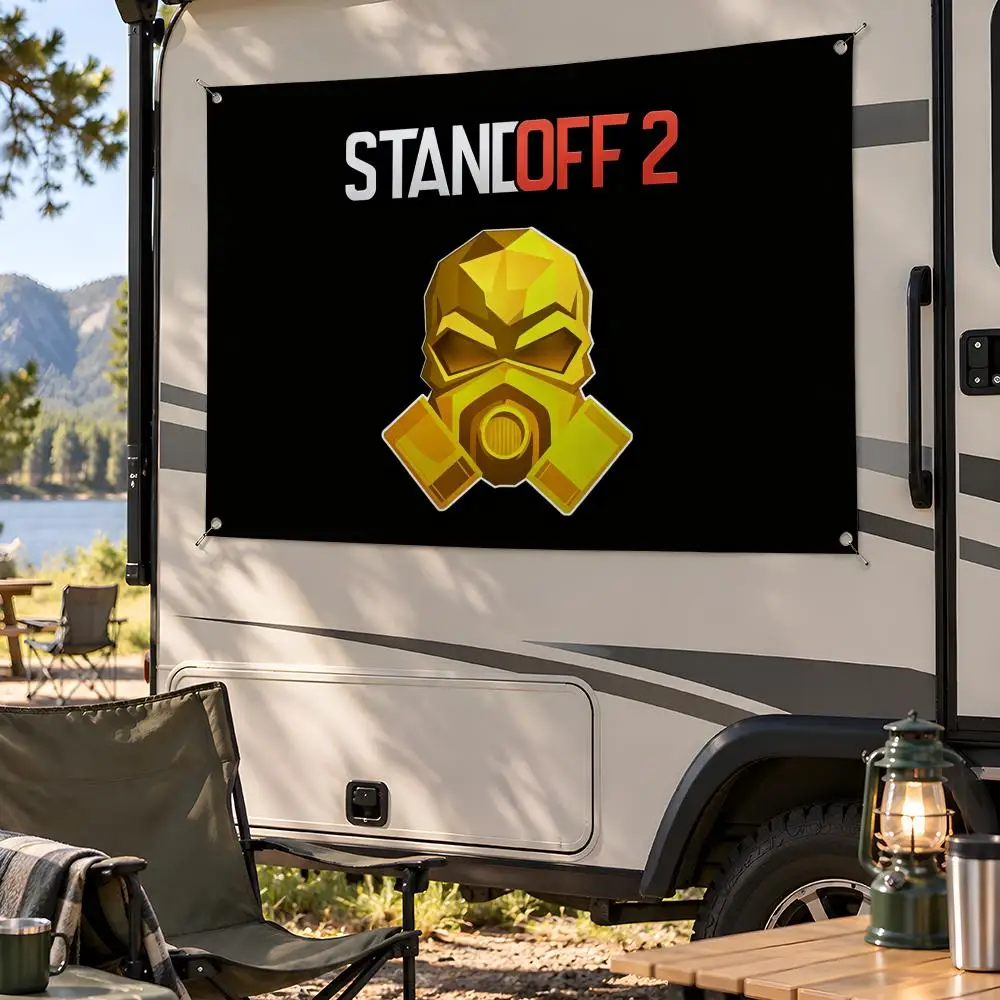 Game Tactical Shooter Standoff 2 Flags Fan Flag Banner Wall Hanging Outdoor Yard Camping Dorm Garage Party Home Decor Gift