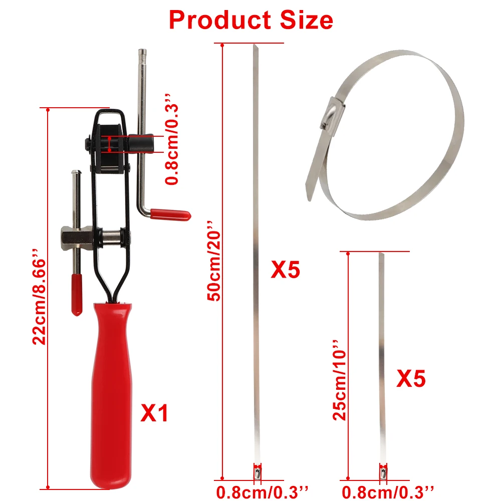 Gemeinsame Klemmen Banding Boot Clamp Werkzeug Halbe Welle Boot Band Schnalle Klemmen Crimpen Zangen Achse Klemme Werkzeug Universal ATV Auto CV