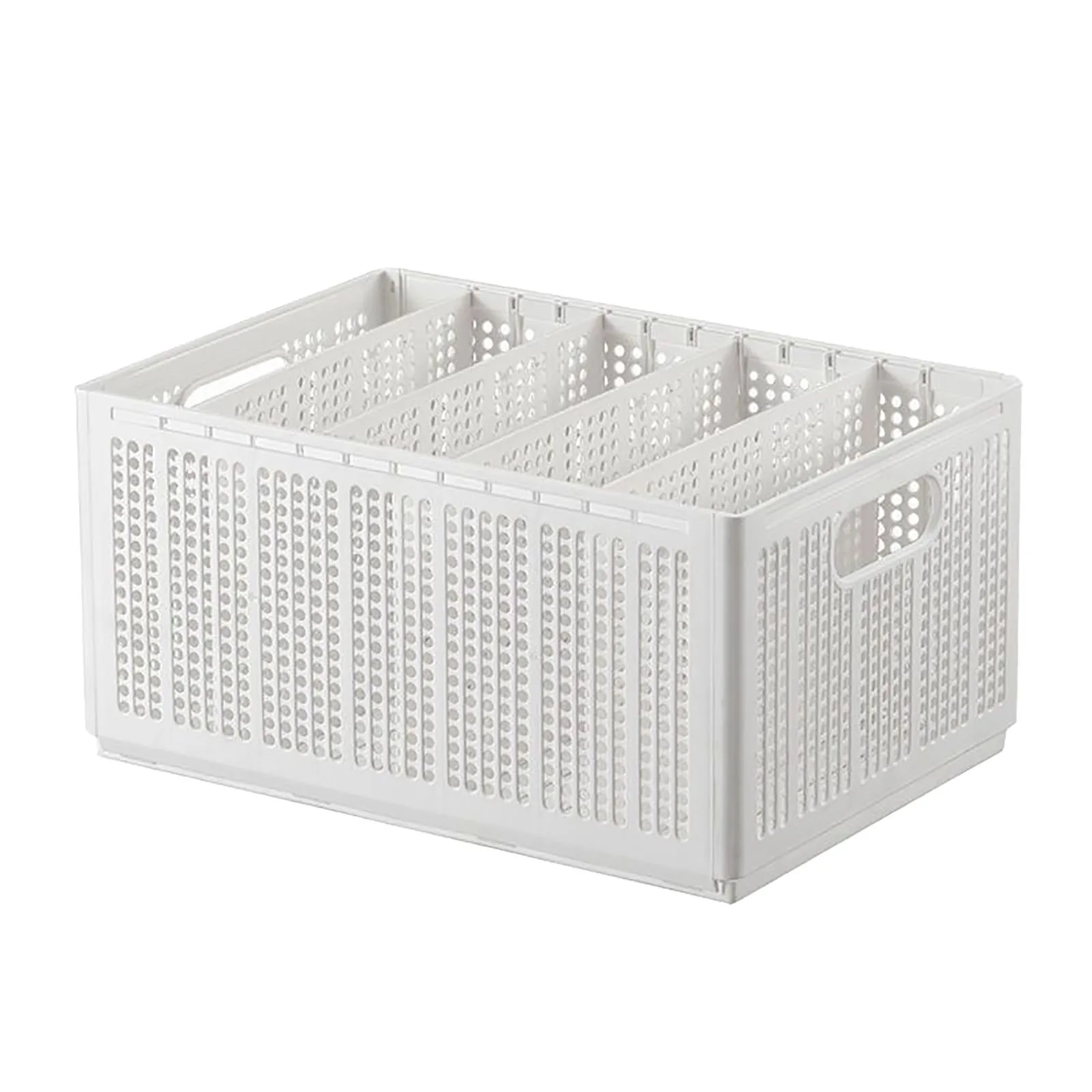 Opvouwbare broekopbergbox voor de kast, verdeelde opbergbak voor de kast, stijlvol, makkelijk te gebruiken, verstelbare scheidingswanden voor de slaapkamerkast.