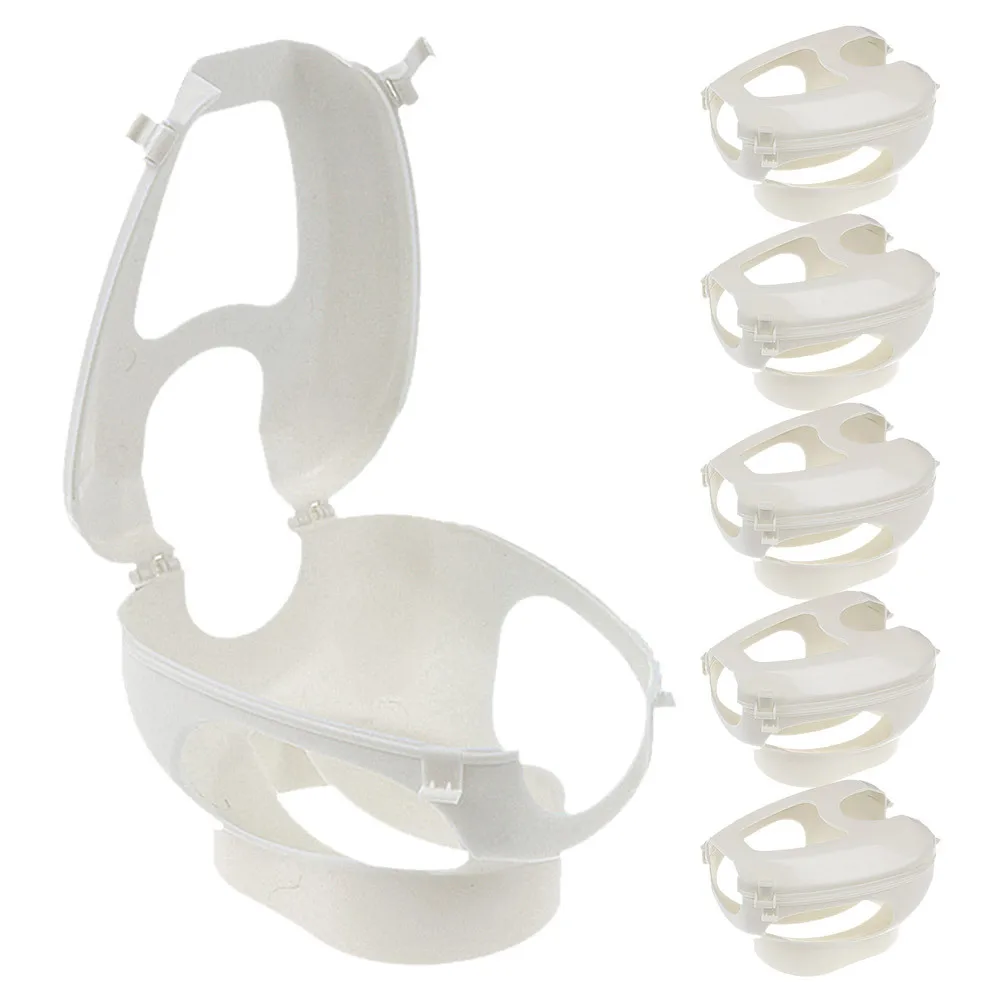 

6Pcs Pigeon Feeding Fixers Holder Hollow Durable Injection Bird Fixed Frame Rack Supplies Pigeon Fixers Bird Medicines Device