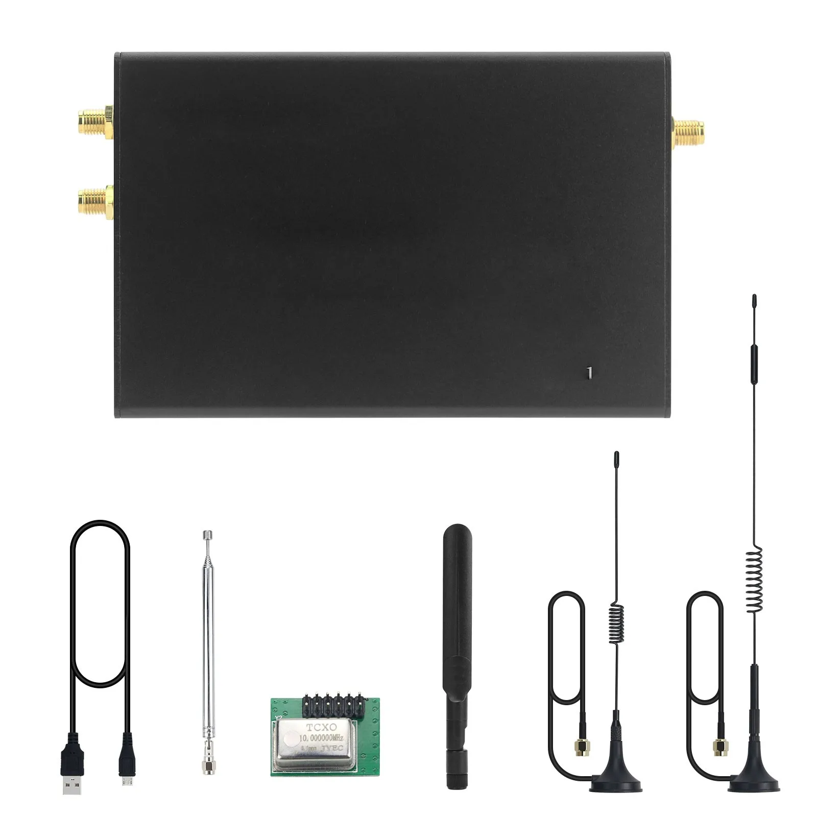 HamGeek Latest 1MHZ-6GHZ Hackr f One R10 V2.0.x Software Defined ra dio with Shell & Four Antennas