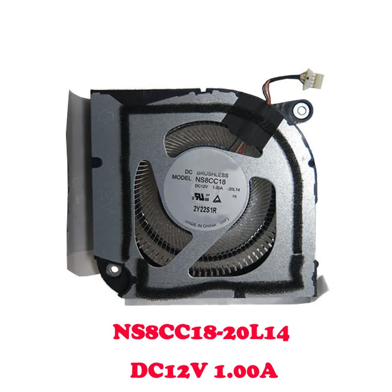 Laptop NS8CC18-20L14 CPU FAN For ACER PT14-51 N20C11 NS8CC18-20L14 DC12V 1.00A 4PIN NS8CC18 20L14 DC28000W5D0 Black New