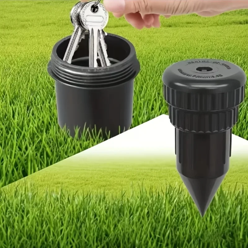 1pc Garden Key Hider, Realistic Underground Watering Can Key, Durable Plastic for Outdoor Garden Security