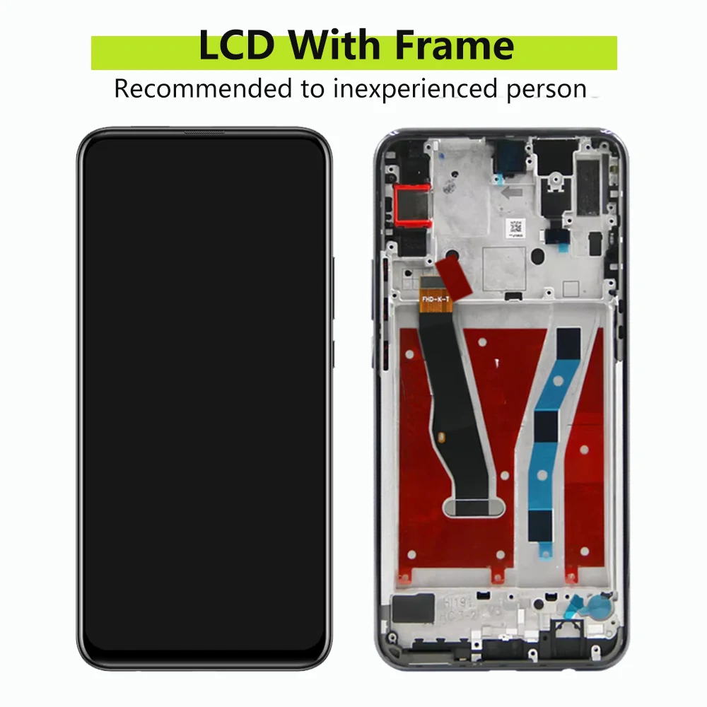 6.59\'\' AMOLED Display For Huawei Y9 Prime 2019 Lcd Touch Screen Digitizer Assembly For huawei P Smart Z STK-LX1 LCD Replacement