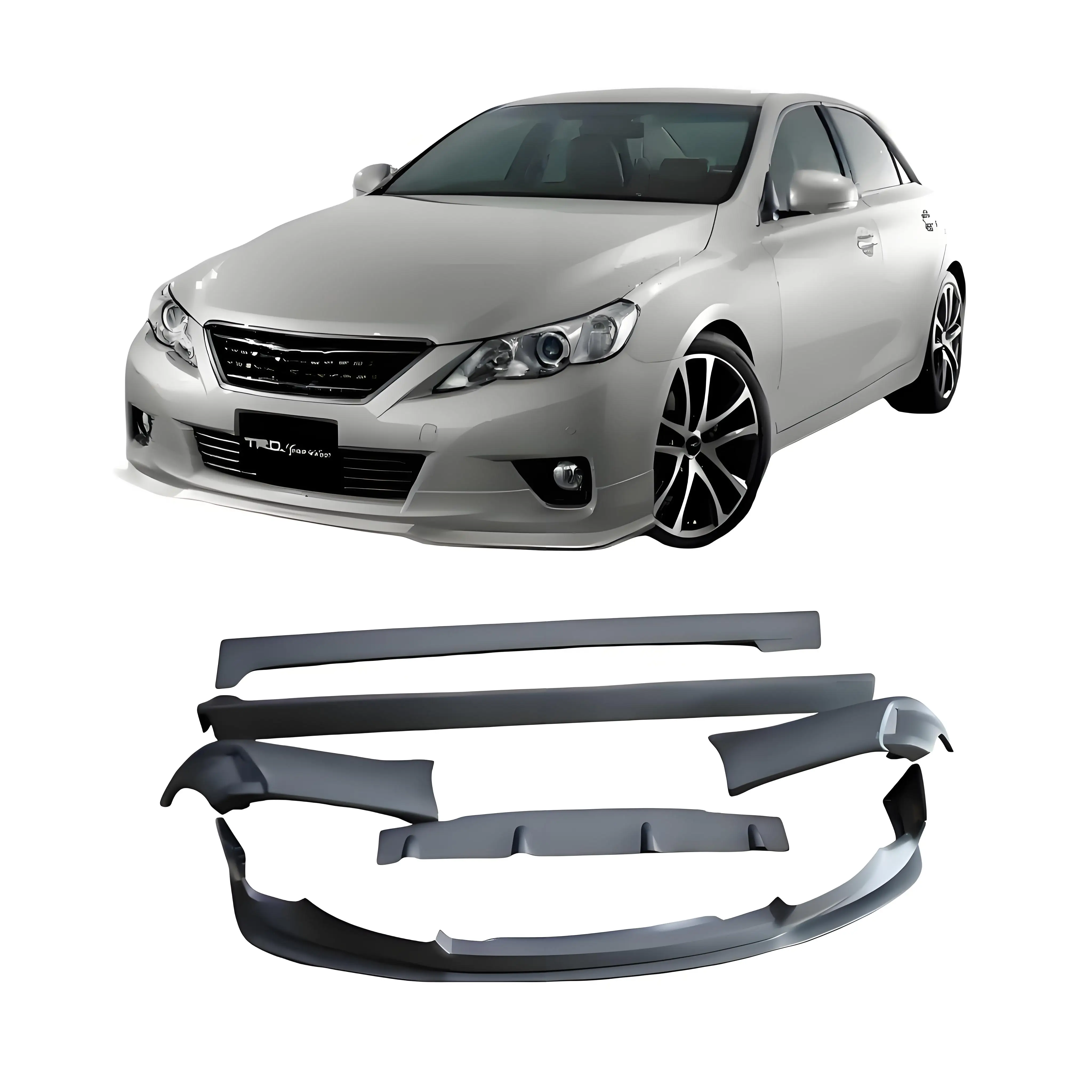 

Auto Body Systems Pp Wide Body Kit Front Bumper Lip, Rear Bumper Lip and Side Skirt for Toyota Reiz Mark X 2010 2011 2012 2013