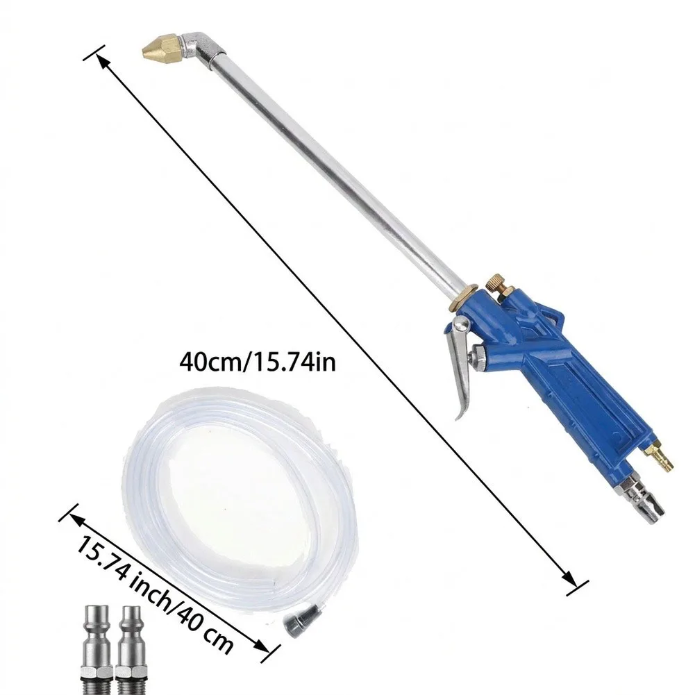 Vehicle Engine Cleaner with Compressed Air Power Extended Angled Nozzle and 4 ft Oil Suction Hose for Deep Cleaning