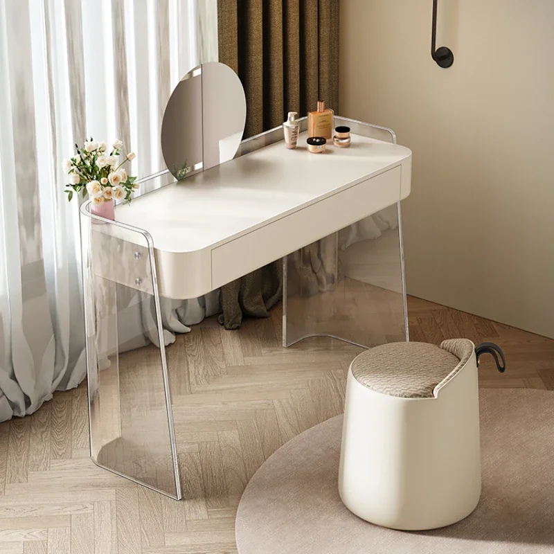 Tocador de almacenamiento profesional para mujer, escritorio de Maquillaje nórdico, Tocador moderno de lujo, muebles de Maquillaje
