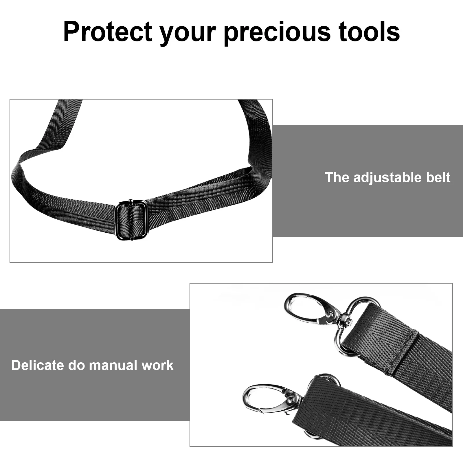 

Haircut Scissor Pouch Adjustable Shoulder Belt Stylish Simple Design Durable Men Women Hairdressing Organizer Scissor