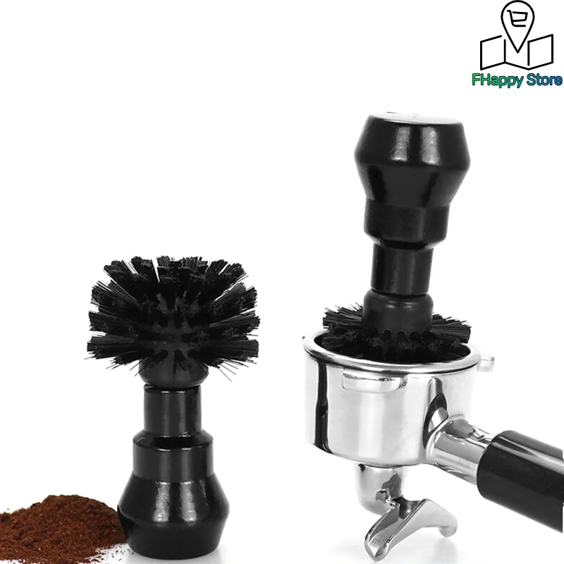 Coffee Brush Portafilter Basket Cleaning 51mm 54mm 58mm Wooden Barista Clean Brushes Dusting Tool Espresso Machine Accessories