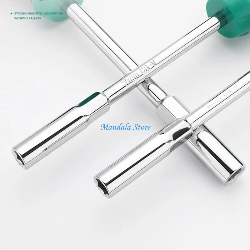 U2JC Convenient Socket Wrenchs Screwdriver Hexagonal Nut Screwdriver for Professional