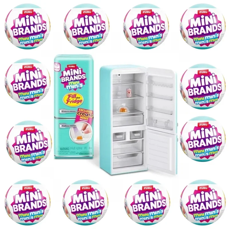 New New ZURU Mini Brand Surprise Refrigerator Ball Mysterious Toy Decoration Model Blind Box Suitable for Birthday Gifts Blind Box - Aliexpress Deal